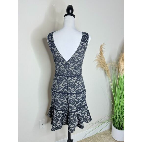 Nicole Miller Artelier USA 6 Floral Black Witchy Flare ALine Lolita VTG Anthro - Picture 4 of 7